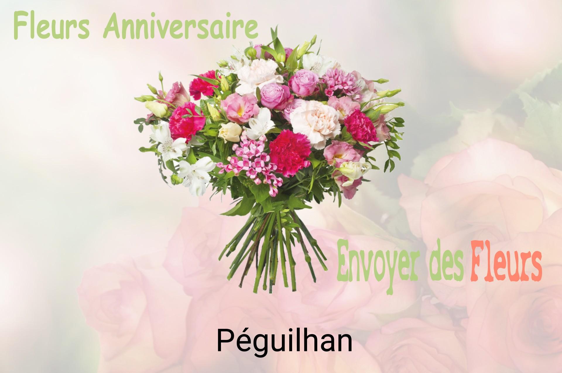 Bouquet de fleurs d’anniversaire livré à Péguilhan